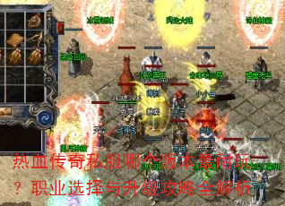 ��Ѫ����˽���ĸ��汾�����棿ְҵѡ������������ȫ����